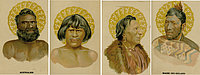 Werk: Australier - Feuerländer - Indianer - Maori